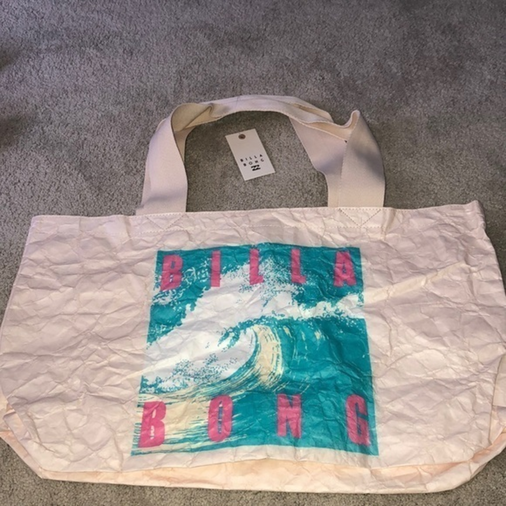 Billabong‎ reusable Tote Shopper Beach Bag NWT
